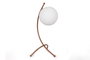 Opviq Yay - 5013 Lámpara de Mesa Blanco y Cobre